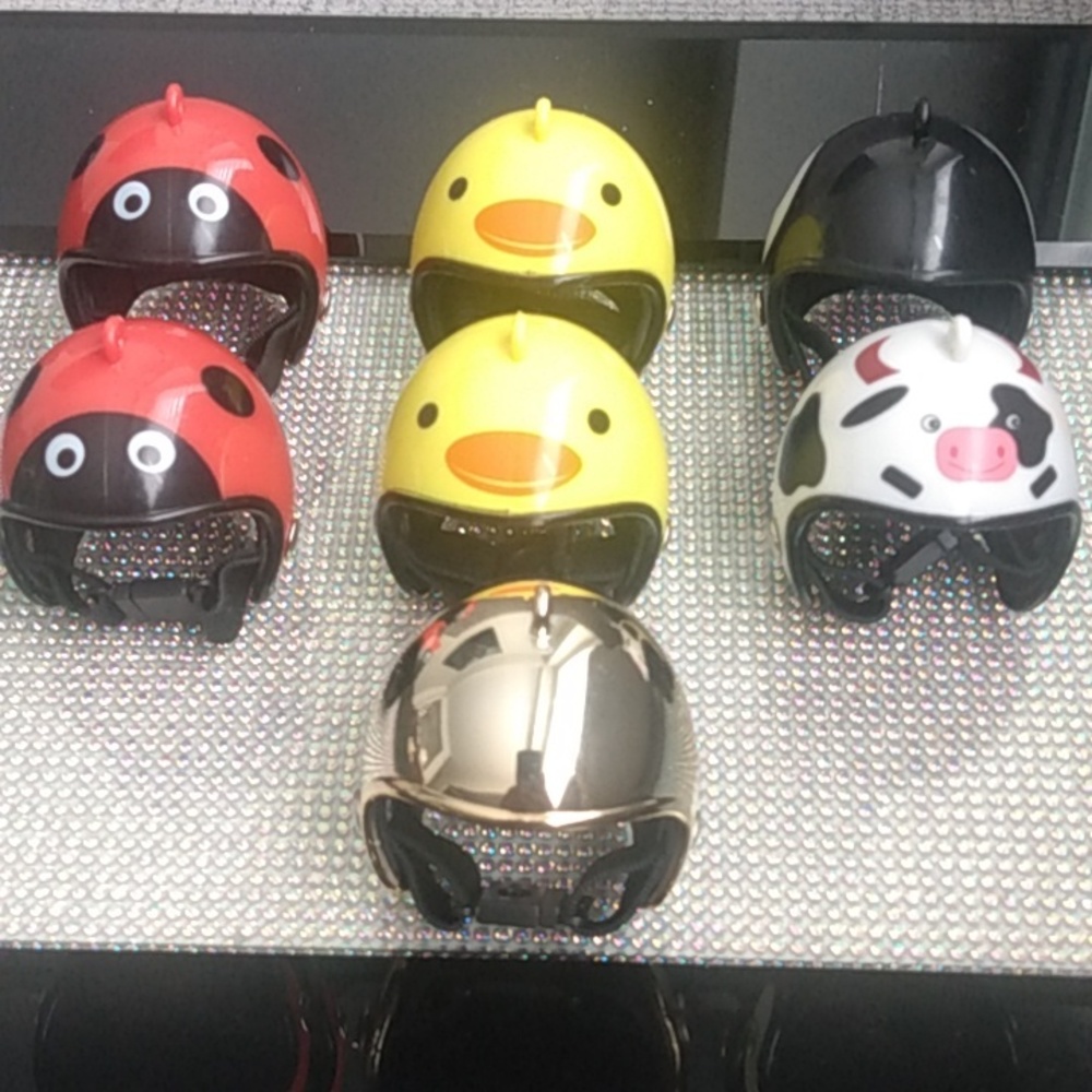 Chicken Bird Duck Pet Helmet Hard Hat Headgear Cute Small Pet Supplies Lot of 7